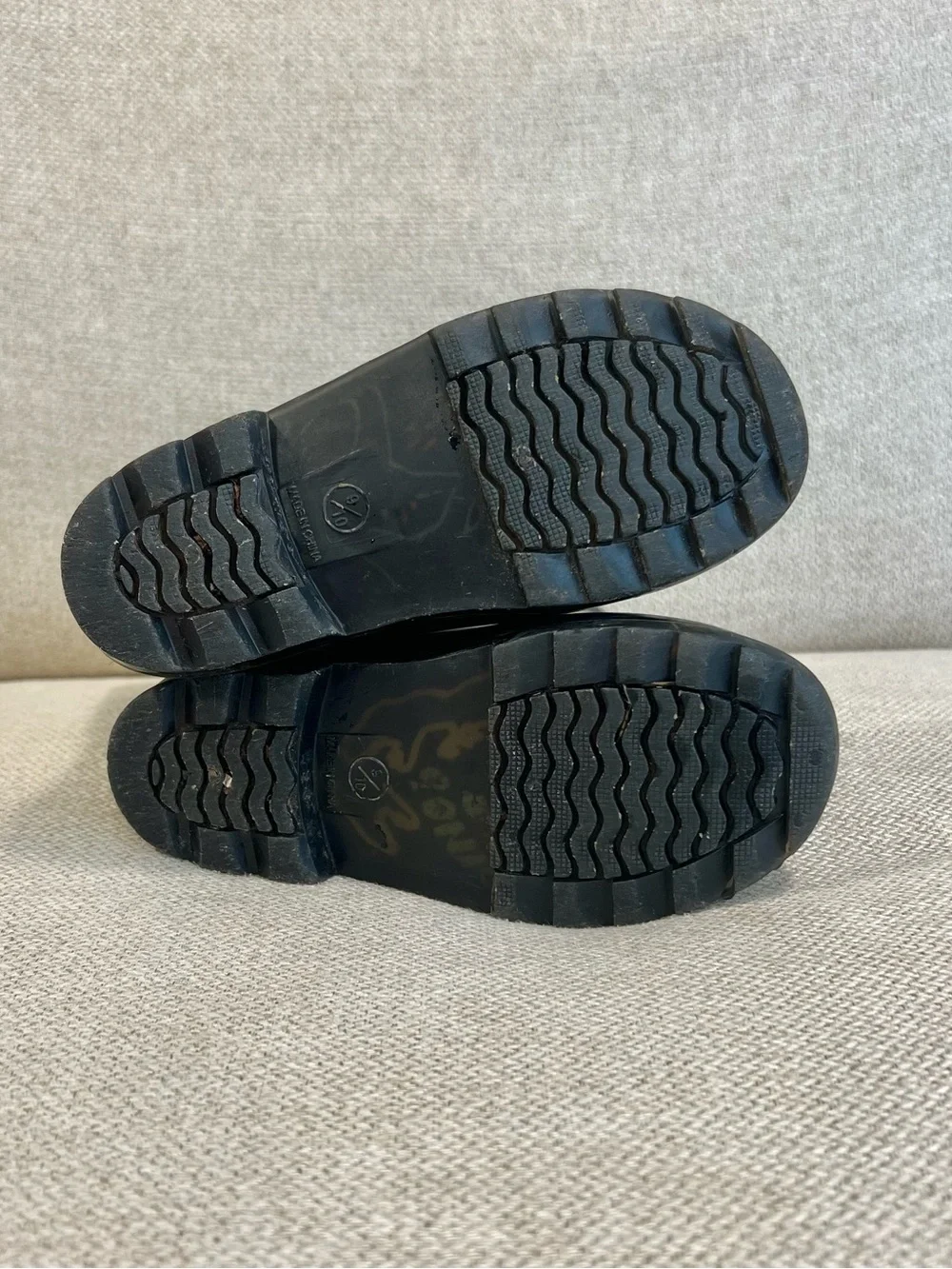 Member’s Mark 9/10 Toddler Boy Dinosaur Rain Boots Black Waterproof